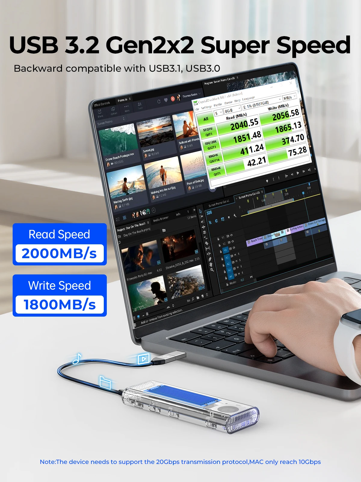 ORICO 20Gbps M.2 NVMe SSD 케이스  - Thunderbolt 4 External Ssd 4Tb 리뷰 및 가격